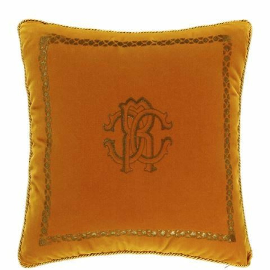 Roberto Cavalli Venezia Cushion Mustard 40X40Cm | * Online