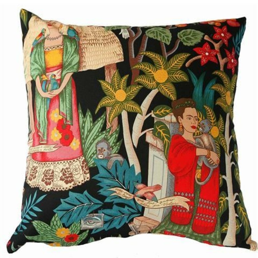 Vintage Beach Shack Cushion Fridasgarden Black 50X50Cm | * Clearance