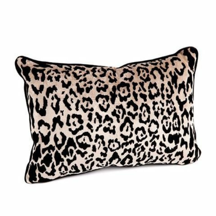 Cafe Lighting Serene Rectangle Feather Cushion Leopard Che | * Online