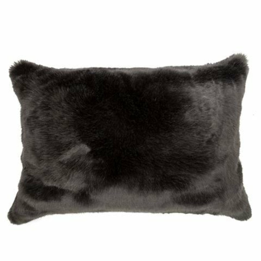 Evelyne Prelonge Faux Fur Cushion Anthracite Grey 40X60Cm | * Wholesale