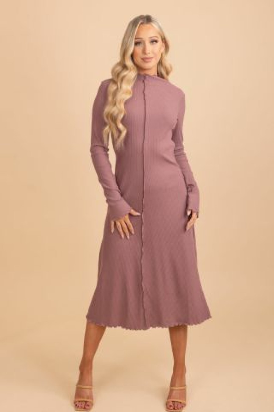 Culture Code Be The Best Mock Neck Midi Dress | * Online