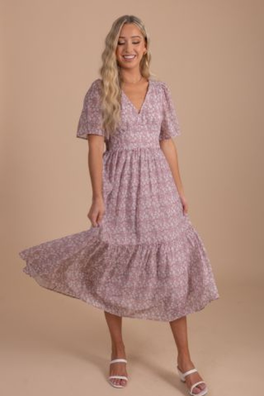 In Loom Beautiful Today Floral Midi Dress | * Hot