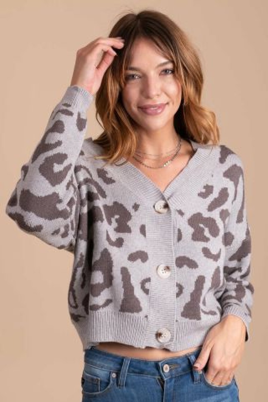 Papermoon Kindness Is Magic Animal Print Cardigan | * Wholesale