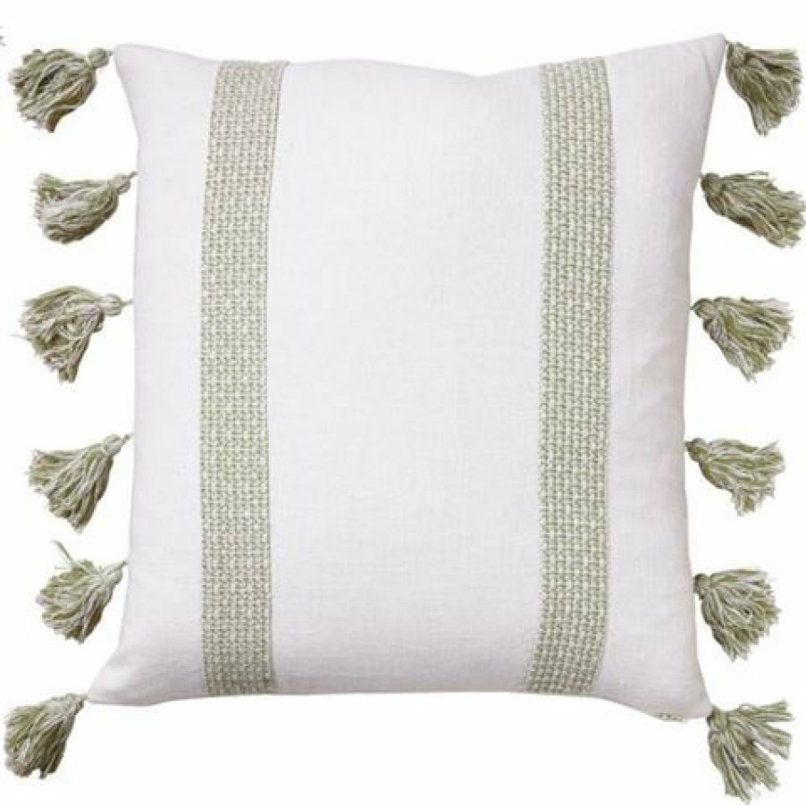 Paloma Jacquard Sage Stripe 50X50Cm | * Best