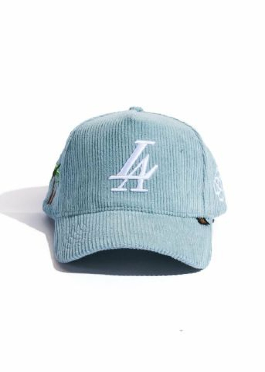 Reference Paradise La Corduroy Hat (Teal) O/S | * Clearance